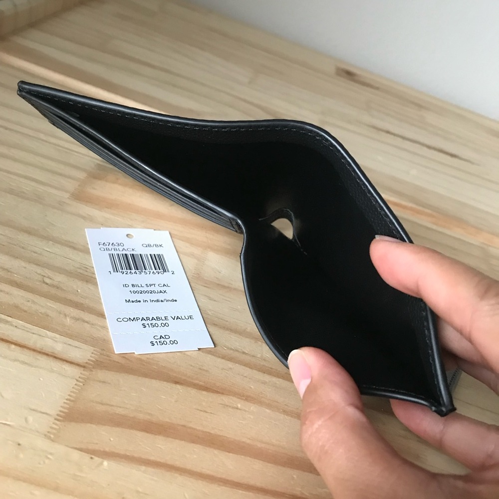 Coach Black Leather Wallet - Picture 6 of 7